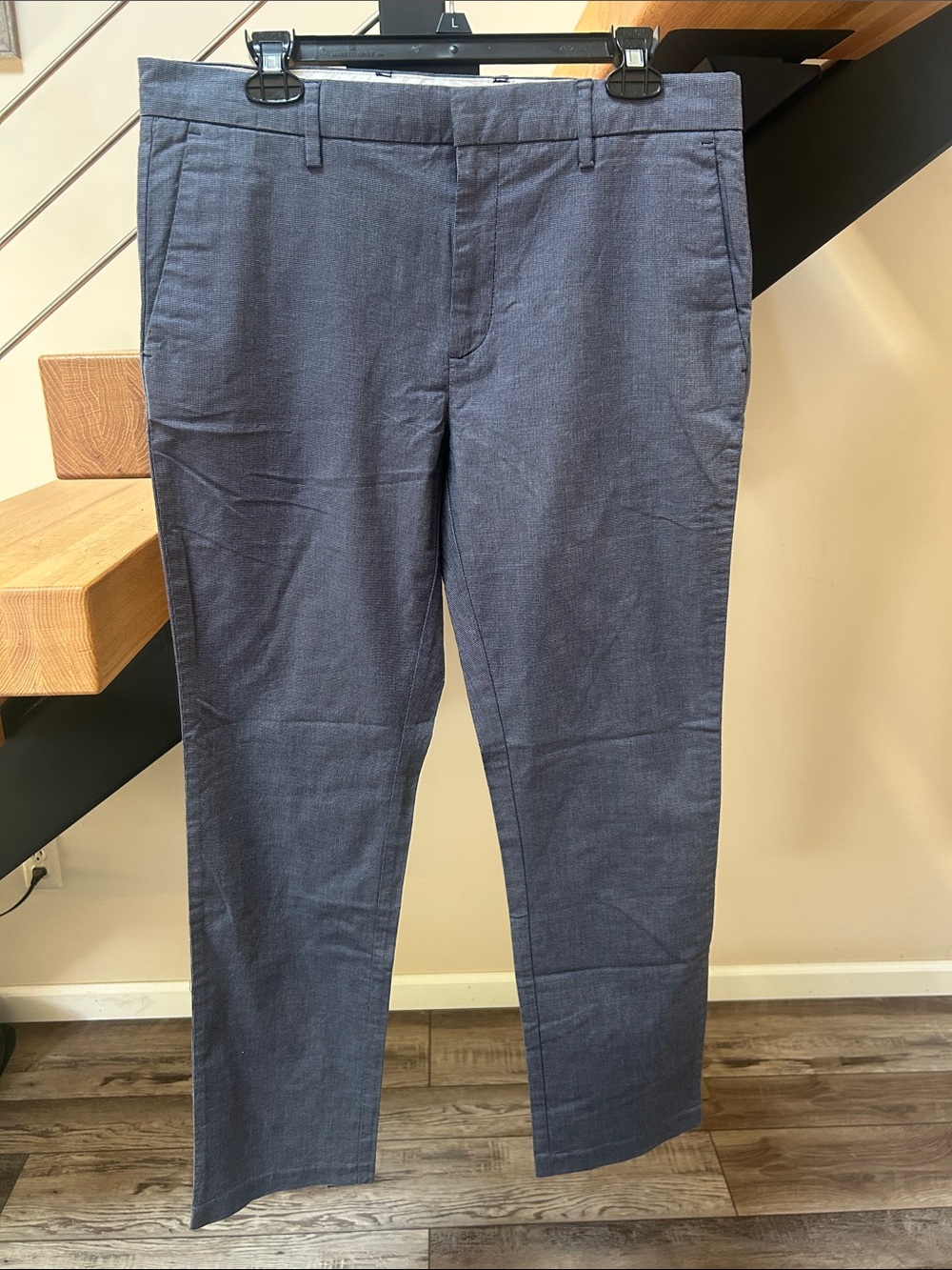 Men's Slim Navy Chinos - Tailored Everyday Wear